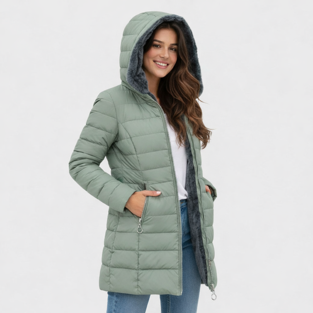 Beatrice | Abrigo cálido con forro de pelo