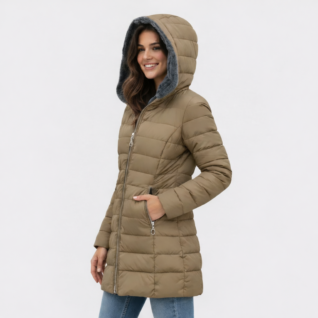 Beatrice | Abrigo cálido con forro de pelo