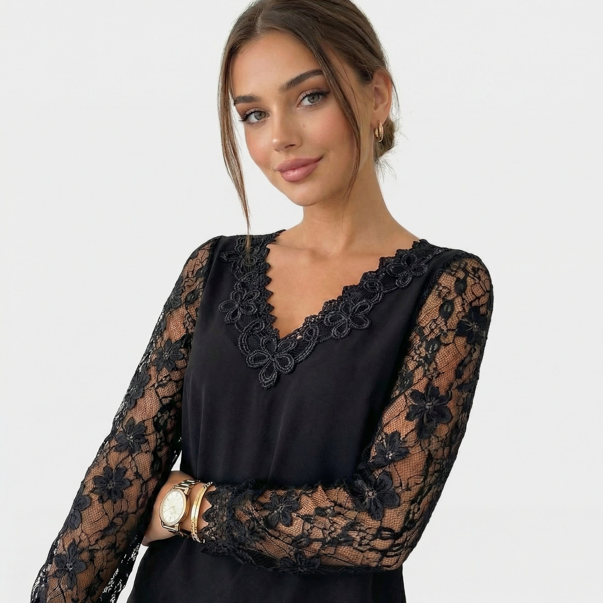 Ria | Blusa Elegante con Escote en V