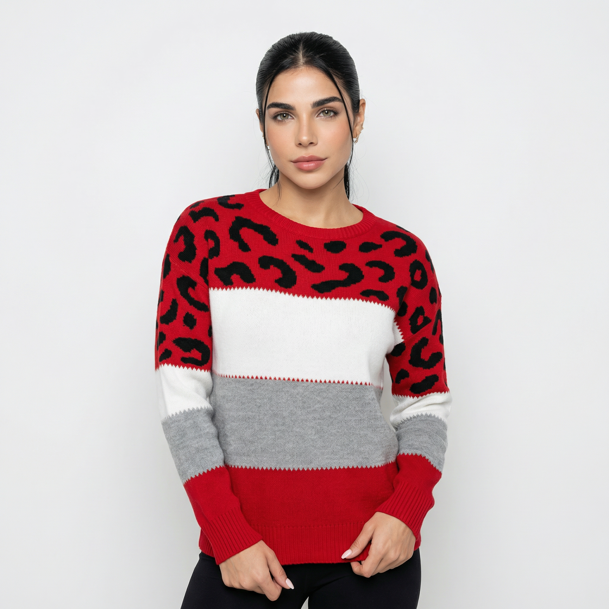 EVA | JERSEY LEOPARDO ELEGANTE