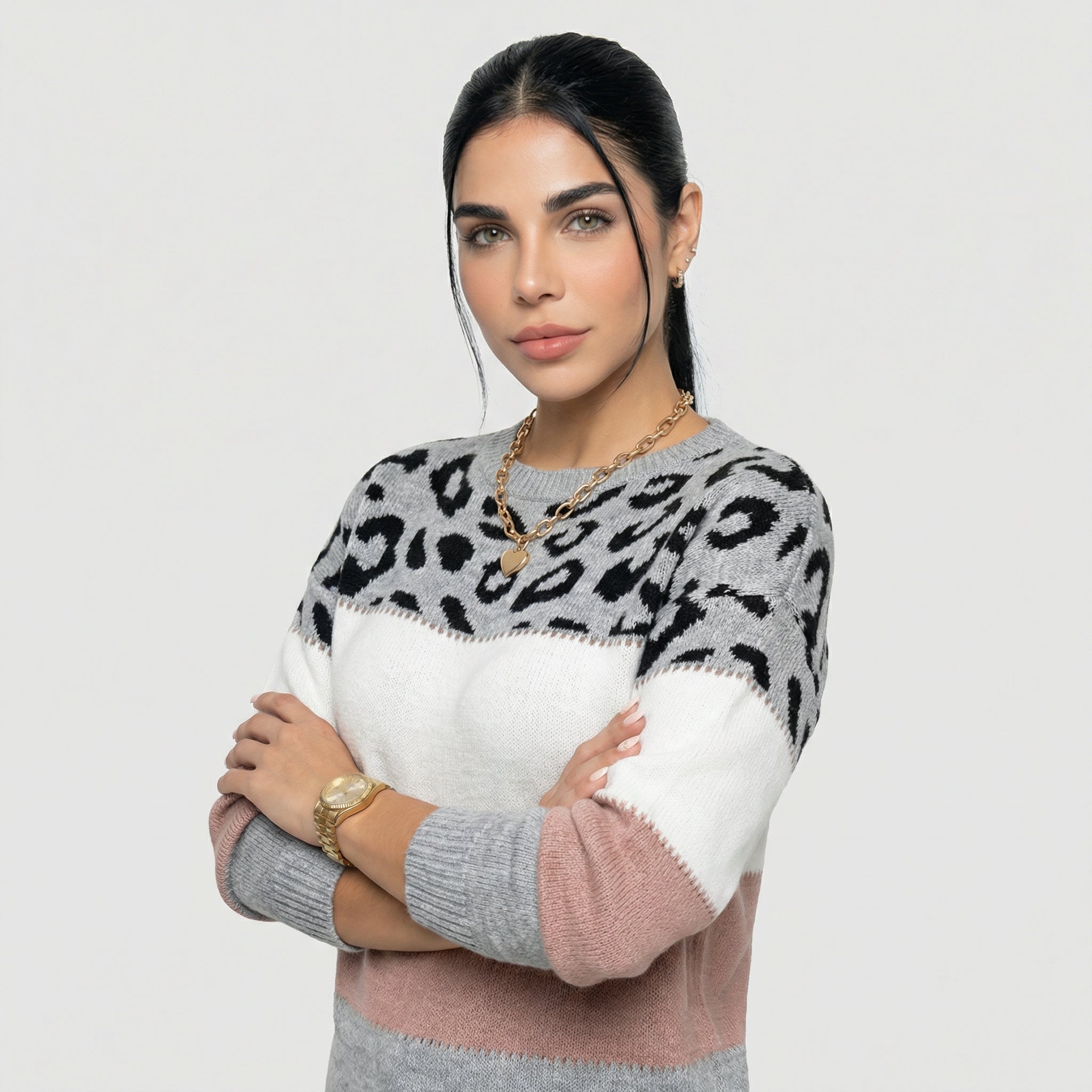 EVA | JERSEY LEOPARDO ELEGANTE