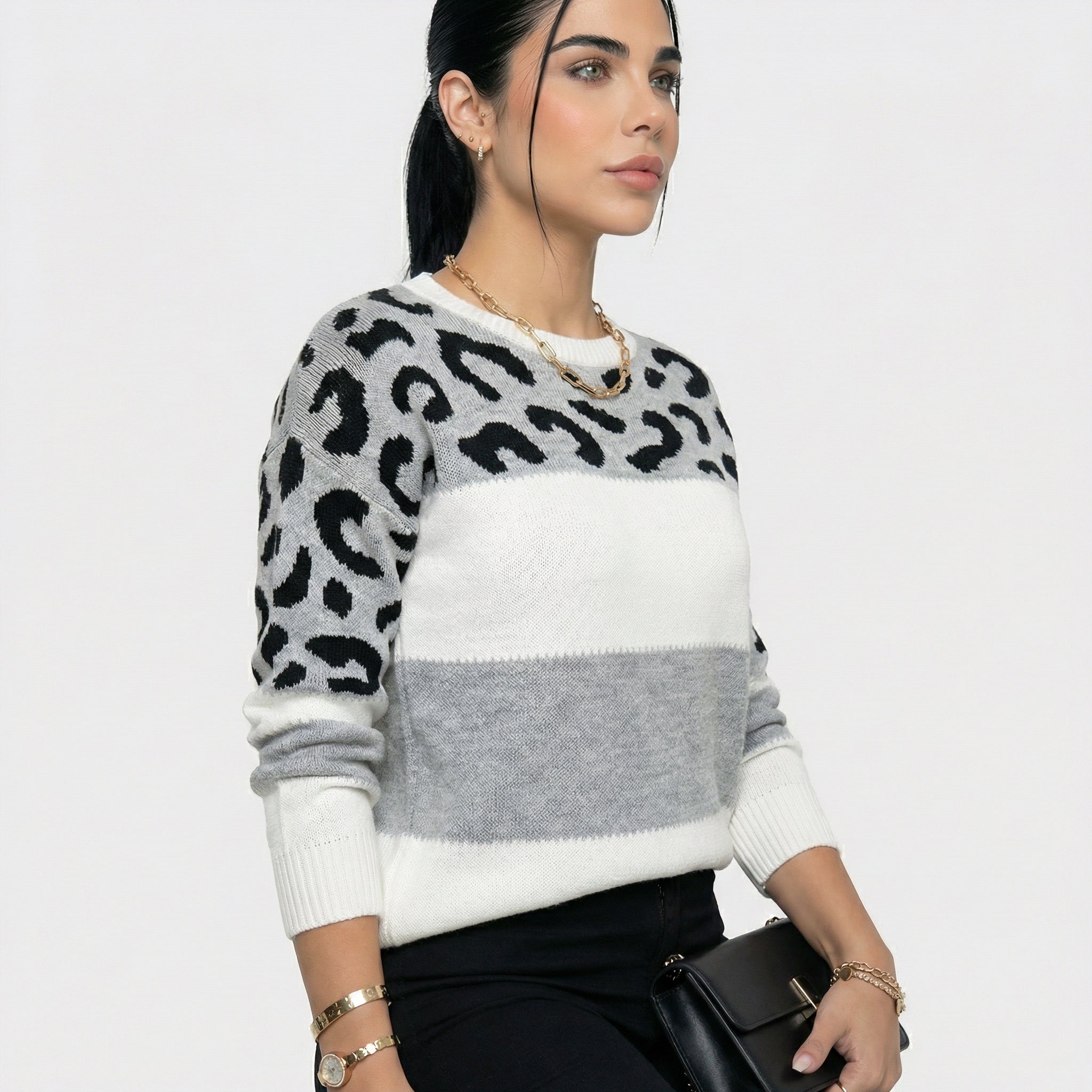 EVA | JERSEY LEOPARDO ELEGANTE