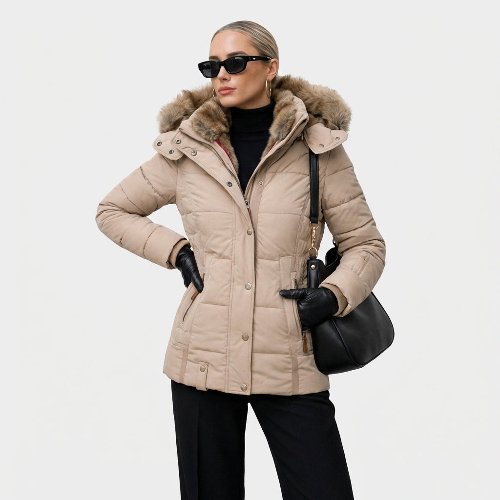Tamara | Abrigo con suave forro de pelo