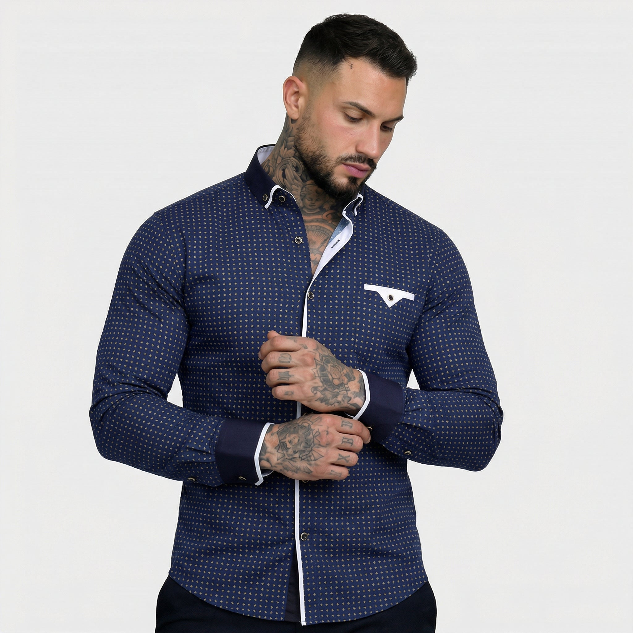 Alberto | Camisa clásica de manga larga