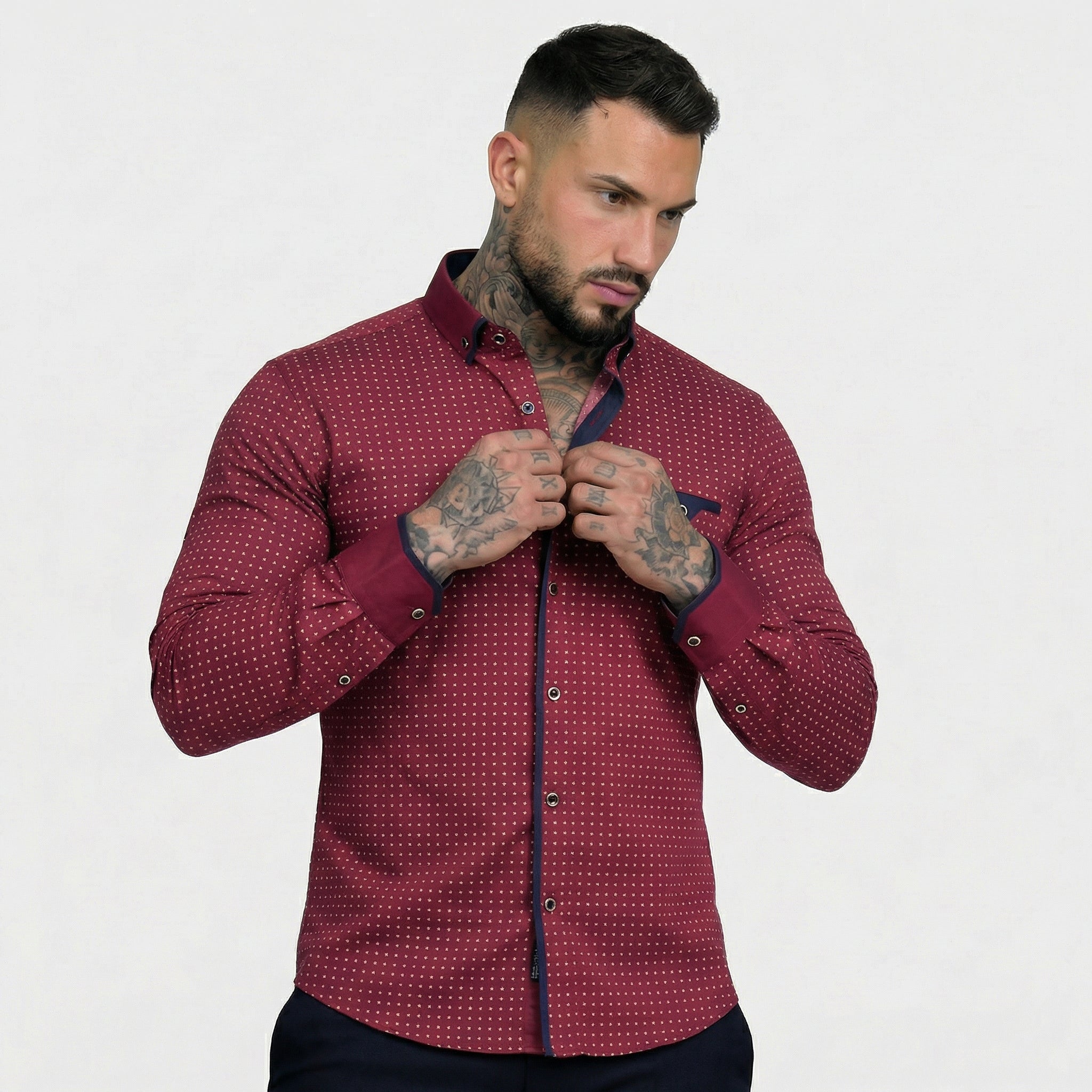 Alberto | Camisa clásica de manga larga