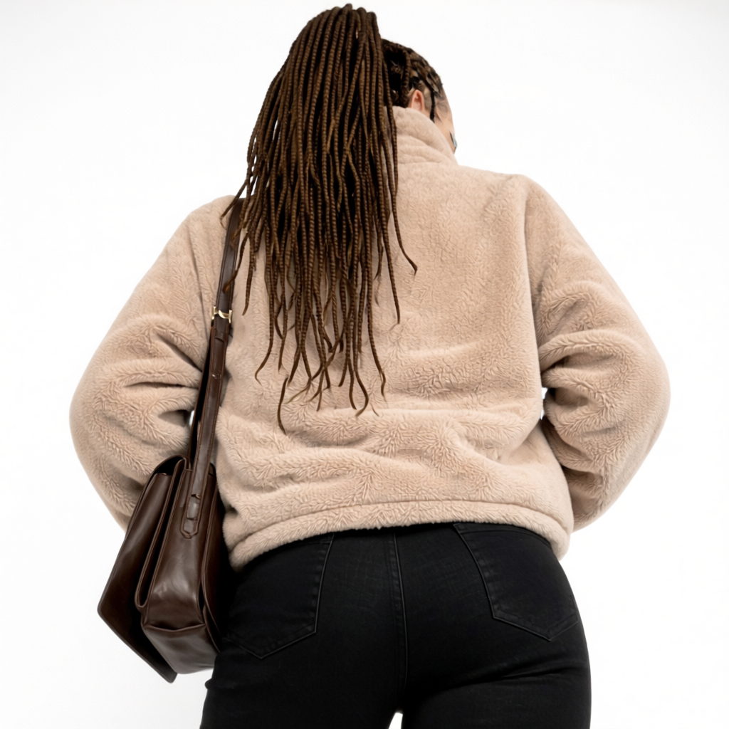 María | Abrigo con Cremallera Acogedora