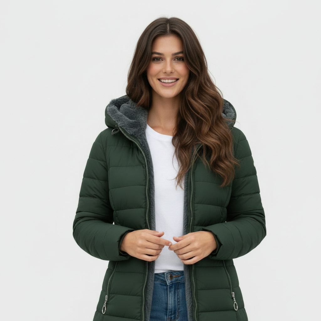 Beatrice | Abrigo cálido con forro de pelo