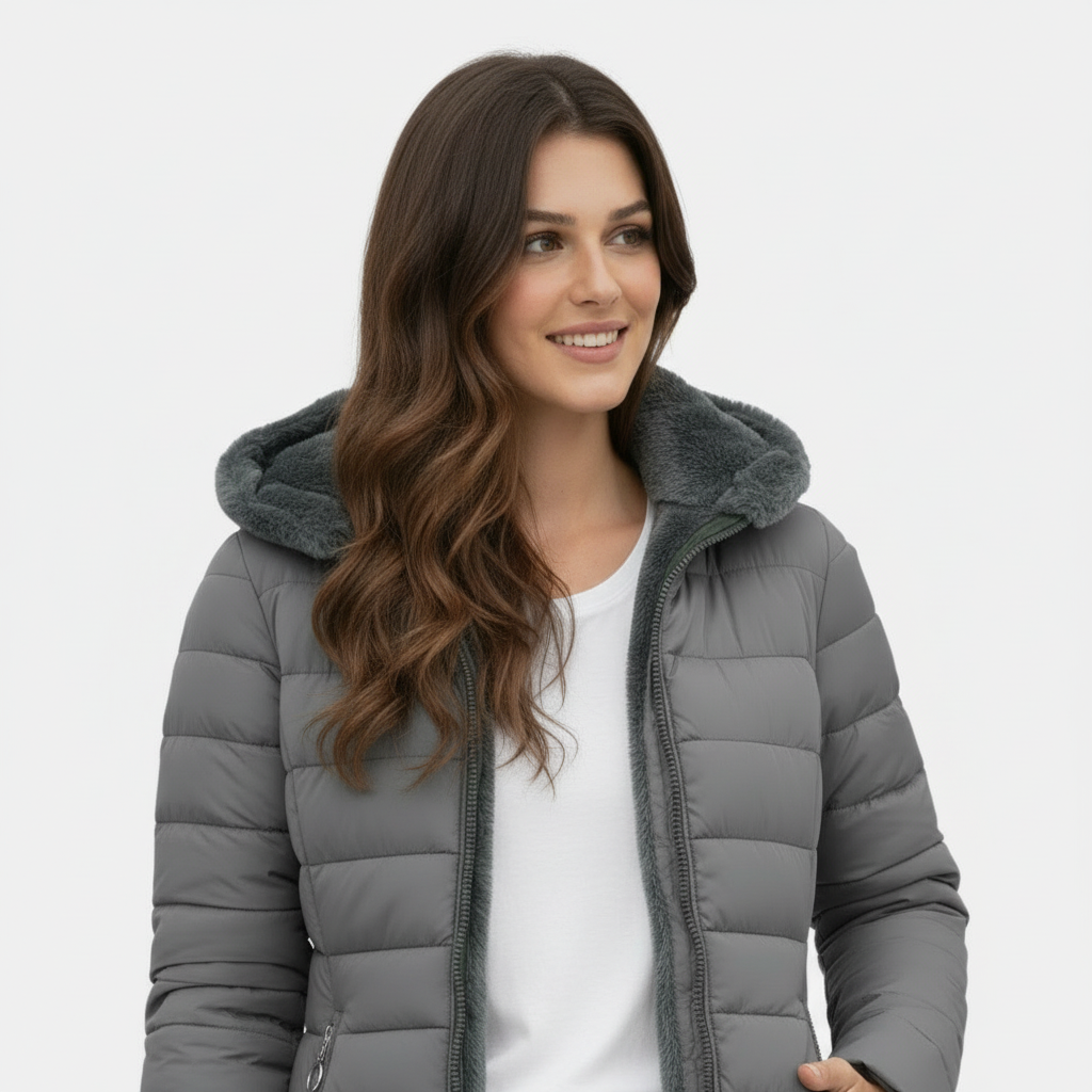 Beatrice | Abrigo cálido con forro de pelo